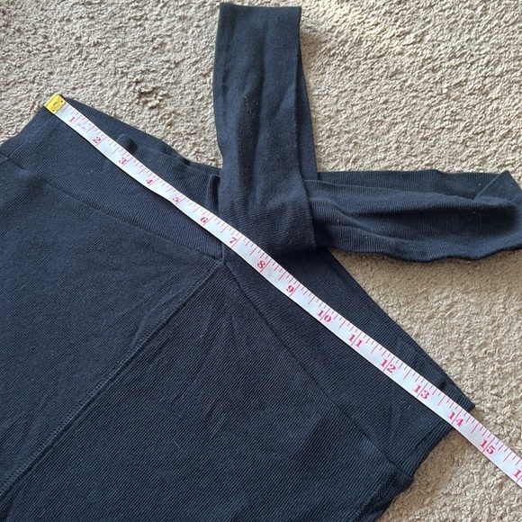 Intimately Free People Black Cross Over Halter Neck Ribbed Tank Top - Picture 5 of 6